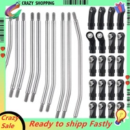 313mm RC Links Upper Lower Linkage Chassis Link Set with Plastic Rod Ends for 1/10  SCX10 II 90046 R