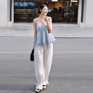Nosbyn - Trendy Women's Drawstring Pants - Cuffed Pants