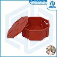(50pcs/SET) WHOLESALE Golden Eagle PVC Plastic Electrical Junction Box With/Without Cover