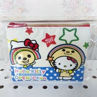 [現貨][正版][知日文具精品] OPEN! X HELLO KITTY零錢包 OPEN醬 凱蒂貓