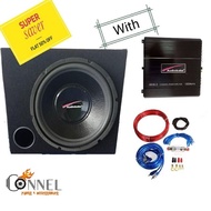 12" Woofer Box with Woofer Package Power Amp / Amplifire and Woofer Wiring Kit