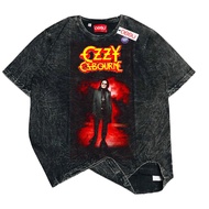 OSSU TSHIRT MUSIC LEGEND OZZY OSBOURNE | VINTAGE OLD SCHOOL Music T-Shirt OZZY OSBOURNE | BLACK WASH
