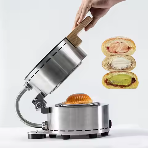 Miles Gelato Panini Sandwich Maker UFO Burger Maker Other Snack Machines sealed Burger CE Approved I