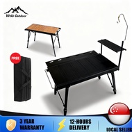 Foldable Table Camping Table Portable Outdoor Picnic Table Beach Wood Glamping Wood Camping Desk