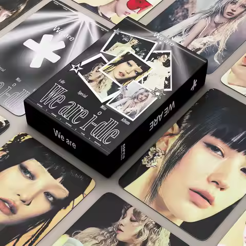 55pcs/Box Kpop I-DLE We Are I-DLE PhotoCards GIDLE I Love Lomo Cards For Boys Girls Gift
