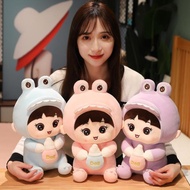 Mainan Boneka Lucu Bayi Perempuan Cosplay Custom Hewan Katak