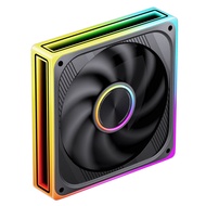 Jonsbo ZE-120/240/360 CPU Cooling Fan ARGB 120mm AIO Radiator Fans Four Sided Thousand Layer Mirror