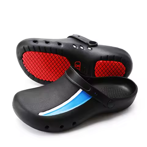 Breathable Chef Shoes Non Slip Waterproof Oil Proof Hotel Kitchen Bathroom Shoes Bathroom Shoes Surg
