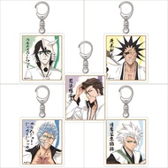 Popular Anime BLEACH The Blood Warfare Acrylic Keychain Kurosaki Ichigo Kuchiki Byakuya Aizen Sousuk