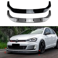 Maxton Style For Vw Golf 7 Golf 7.5 2012-2018 TDI TSI TGI Standard Front Bumper Splitter Lip Diffuse