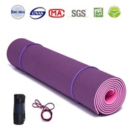 outlet 183cm TPE Yoga Mat 6mm No-slip Sports Yoga Mat For Fitness Pilates Gym Colchonete Mat 183*61*