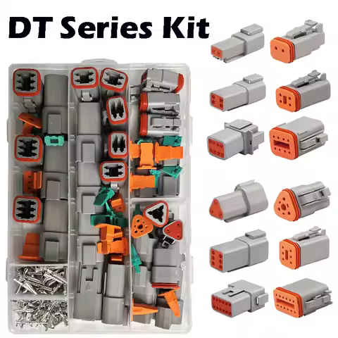 Deutsch DT series Waterproof Wire Connector Kit DT06-2S DT04-2P DT06-3S DT04-3P Automotive Sealed Pl