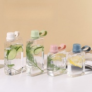 Portable Flat Water Bottle Minimalist Student Mug