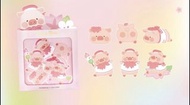Lulu豬系列產品：櫻花裝Lulu豬貼紙