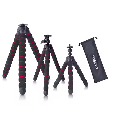Fosoto Octopus Tripods Spider Mini Flexible Camera Tripod For Phone GoPro Canon Nikon Sony Camera Sm