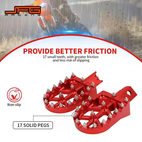 Motorcycle Universal CNC Colorful Footpeg Footrest Foot Pegs For HONDA CRF XR 50 70 110 M2R SDG DHZ 