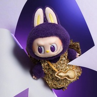 labubu x PRONOUNCE WINGS OF FORTUNE Vinyl Plush Hanging Card POPMART พวงกุญแจ ลาบูบู้ม่วง (พร้อมส่งใ
