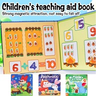 Magnetic Educational Alphabet Game for Learning to Read ABC Word Writing Book Card Alphabet Learning