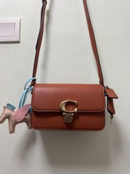 100% real. Coach  bag with key locker