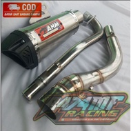 AHM racing exhaust for jupiter z supra110 Supra 125 Shogun 125