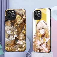 honkai star rail aglaea 03 Glass Phone Case For IPhone 16 15 14 13 12 11 Pro XR XS Max Plus Mini X X