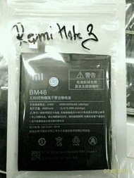 baterai original xiaomi redmi note 3 pro. bm46