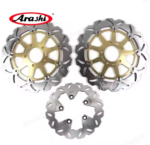 Arashi For SUZUKI HAYABUSA GSXR 1300 1999 - 2019 CNC Front Rear Brake Disc Rotors 2010 2011 2012 201