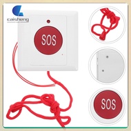 🏠 Emergency Call Button for Elderly Plastic Help Button for Home Use White