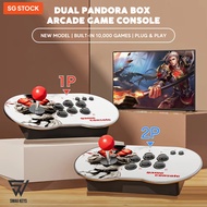 [SG]  M9 Dual Pandora Box | Clicky Blue Switch Buttons | Built-in 64GB 10,000 Games PS1 Sega Arcade