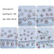 Wholesale alloy charms, sun charms, lucky cat charms, sunflower charms, moon, four-leaf clover charm