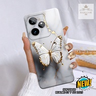 Realme GT 7 5G 2025 Case - Rajacase - Realme GT 7 5G casing - Butterfly case Motif - Cellphone prote
