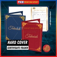 [READY STOCK] Certificate Folder (Hard Cover) with Hot Stamping / Sijil Fail Folder Berkulit Keras d