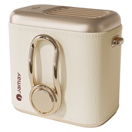 JAMAY พัดลมเหน็บเอว พัดลมระบายความร้อน สามเกียร์พลังงานลมที่แข็งแกร่ง อายุการใช้งานแบตเตอรี่ที่ยาวนา