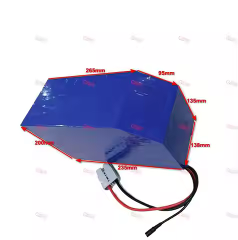 Gtk 26S 96V 30Ah 50Ah triangle Polygon lithium ion battery pack with 50A | 100A Bluetooth BMS 3000W 