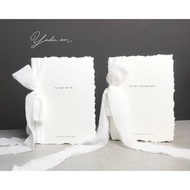 Vows book - Wedding promise card - Sample 24