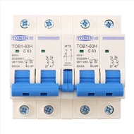TOMZN 2P+2P MTS TOMZN AC Dual Power Manual Transfer Switch Circuit Breaker MCB 50HZ/60HZ 40A