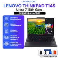 Lenovo New ThinkPad T14s Gen 6 Ultra 7 15th Gen Ai Laptop 14" Touchscreen 32GB RAM 7400Mhz 1TB SSD 3