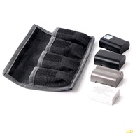 lidu11 DSLR Battery for Case Holder Storage Bag for AA AAA Battery and LP-E6 LP-E8 LP-E10 LP-E12 EN-