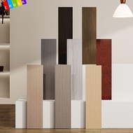 CHAAKIG Skirting Line, Living Room Self Adhesive Floor Tile Sticker, Home Decor Windowsill Wood Grain Waterproof Waist Line