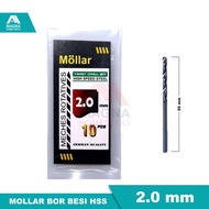 MATA BOR BESI LISTRIK HSS MOLLAR PUTIH 2.5 MM [ORI]