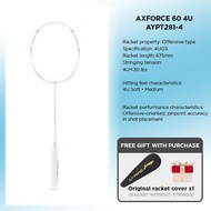 LI-NING AXFORCE 60 (4U) Series Badminton Racquet – Offensive-Oriented Single Racquet Carbon Fiber We