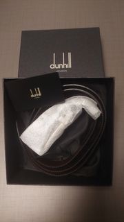 Dunhill Polished Palladium Edge皮帶