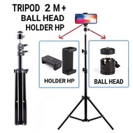 Tripod Package 2M Ballhead Ball Head+2 Meter Tripod Hp Holder