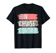 Control On Cruise Leopard Funny Summer Vacation Family Women T-Shirt