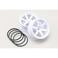 [ Direct from Japan ] [ New ] Yokomo 6-Spoke Wheels (White) for Drift, 7mm Offset, TW-5313W7 (Pack o