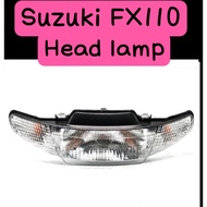 SUZUKI FX110 FX 110 HEAD LAMP // COMPLETE SET LAMPU DEPAN ASSY HEAD LAMP WITH SOCKET BULB MENTOL FX1