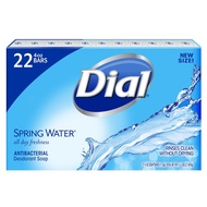 Dial Antibacterial Bar Soap, Spring Water, (44 Count -Spring Water)