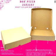 Pizza Box 22x22 No Laminated Pizza Box Hijab Box Clothes Box (B19K3-22x22x5)