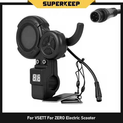 Dashboard LCD Display for VSETT 8 8+ 9 9+ for ZERO 8 9 10 8X 10X Z8PRO Electric Scooter Accelerator 