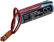 Replacement Battery Compatible with GE FANUC CNC 16/18-B, FANUC CNC 21-B, Part Number:A06B-0168-D111